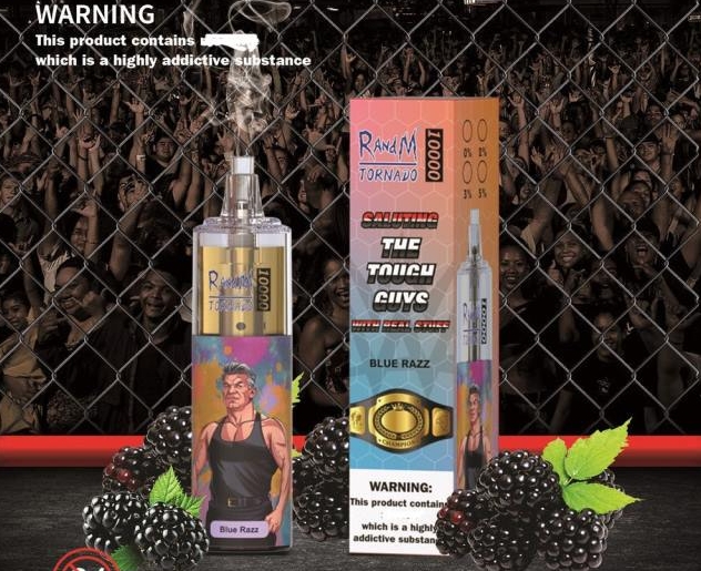 RandM Tornado 10000 Puffs Vape - الراز الأزرق: قوة الابتكار مع نكهة منعشة في السوق الكويتي 2025