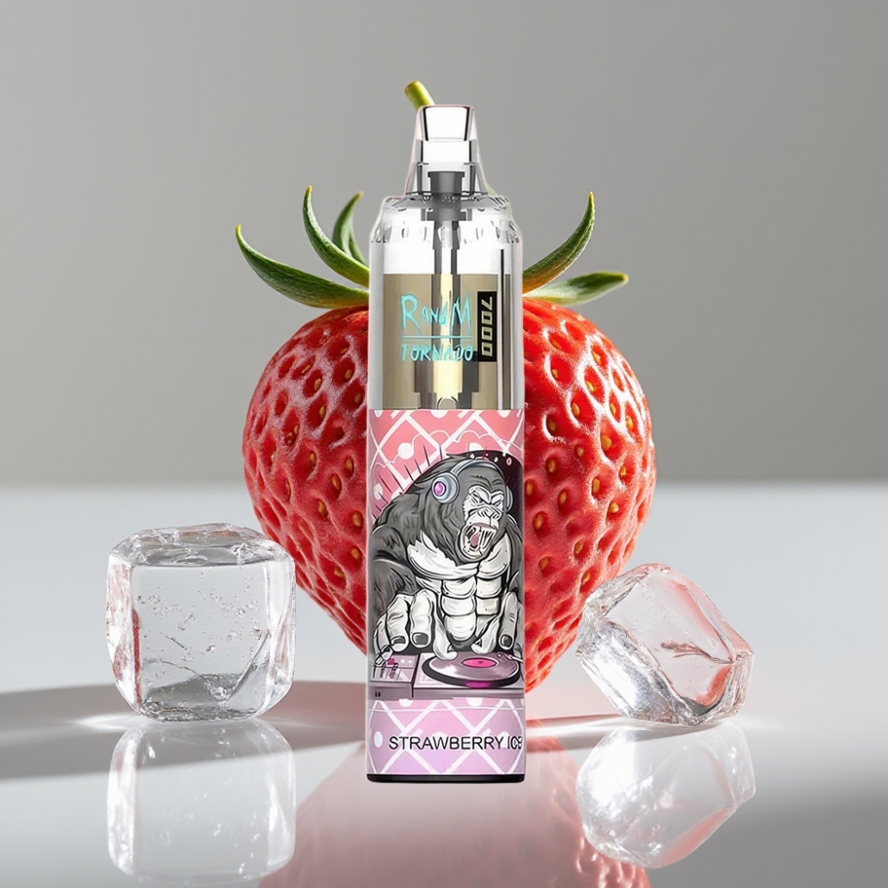 Fumot Tornado 7000 Strawberry Ice: تجربة تدخين إلكتروني لا تُنسى!